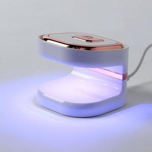 USB 휴대용 미니 UV LED 젤네일 램프 화이트 네일