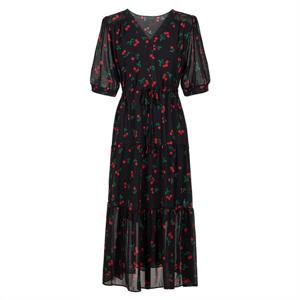 [한정/특가] 앵두나염 쉬폰 반팔 원피스_C2406OP053B_G