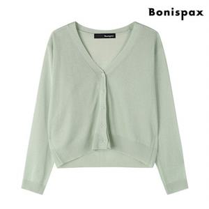 [보니스팍스]시스루 니트 가디건 (XO1CK016L0)