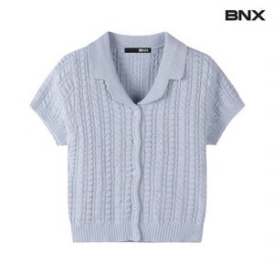 [BNX]꽈배기 반팔 가디건 (BW1CD016L0)