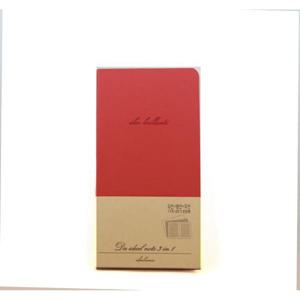 아이디얼 양장노트 (48절 3in1레드 85 X 165 근영사)