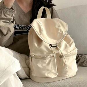 [리더스] 심플 무지 여성 캐주얼 백팩 다용도 수납