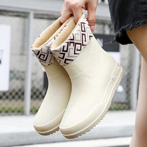 여성방한부츠 여자 앵클 부츠 기모 내피 레인 장화 겨울 방한 패