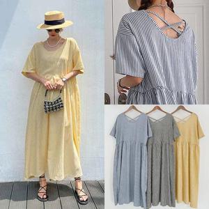 위쉬몰 PO 마들렌줄지엑스끈원피스(P534H407) 빅사이즈