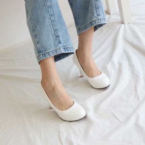 빅사이즈킬힐 빅사이즈 여성 기본 하이힐 구두 예쁜 하객룩 코디