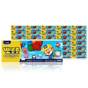 (BOX)크린랩 뽀로로 슬라이딩지퍼백(소)20x16x12매_24개입