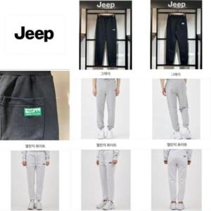 JEEP 면 트레이닝 조거팬츠 스몰로고 추리닝3 JO1TSU9914SG