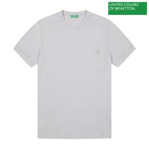 베네통 Solid pocket t-shirt 2F_3JWDU1039_090