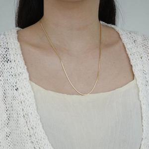 [이쁜] 심플 뱀줄 목걸이 (20인치)