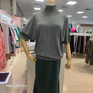 오프리미츠 HC26 여신핏 반넥 고급진 캐시  간절기 반팔 니트 티셔츠 남구홈플러스 B23kt2803