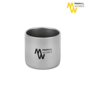 [미니멀웍스] 티타늄 W 필드 컵 120 - 이중구조/친환경금속