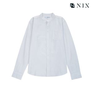 [닉스][닉스]남성 혼방 노카라 셔츠_FNLMCSA105M