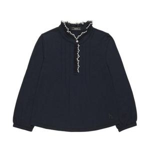 [헤지스 키즈]헤지스키즈 클로이 코튼 블라우스 (HSF12XB52M_NV)