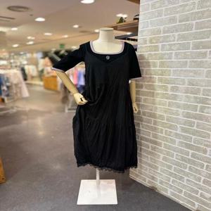 [레코브]  LC31D9OP560A_밑단 레이스 뷔스티에 원피스