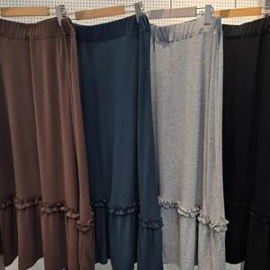 캐리곱창프릴롱스커트 407S490S 빅사이즈 여성