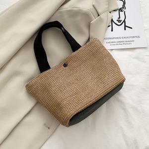 라탄백 2컬러 바캉스 휴가 라탄 밀짚 바스켓 손가방 미니백