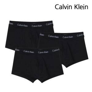 캘빈클라인 언더웨어 남자속옷 드로즈 팬티 3개세트 로우라이즈 NB2614-001