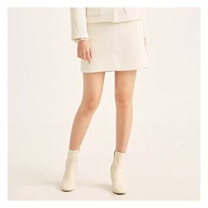 [로엠]아이보리 트위드스커트 (RMWHB23RQ1-T)