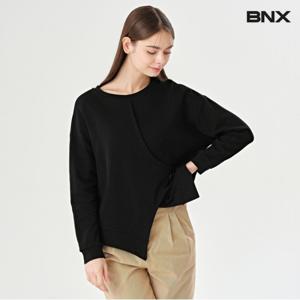 [BNX]버튼 언발 긴팔 티셔츠 (BW1TS007L0)