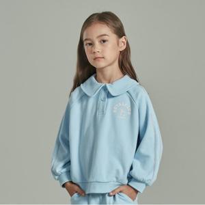 [헤지스 키즈]헤지스키즈 HRC 로얄클럽 여아 카라 맨투맨 HSW71TP76G_SB