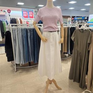 오프리미츠 HC26 50+20%데일리룩  라운드넥 반팔 골지 크롭숏 니트티셔츠남구홈플러스 B24kt2411