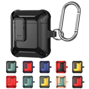 에어팟 2세대 1세대 호환 에어범퍼 락 잠금버튼 카라비너 케이스