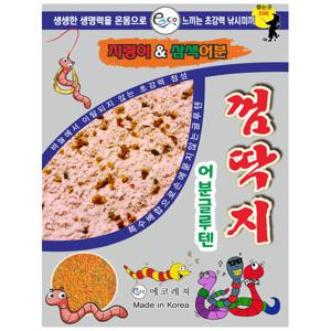에코레져 어분글루텐 껌딱지 (지렁이&삼색어분) 떡밥