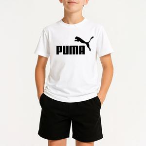 [푸마 키즈]푸마 PUMA 에센셜 로고 G 여아 주니어 반팔티 화이트