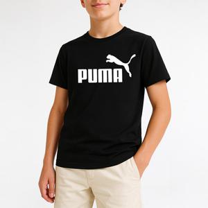 [푸마 키즈]푸마 PUMA 에센셜 로고 G 여아 주니어 반팔티 블랙 5