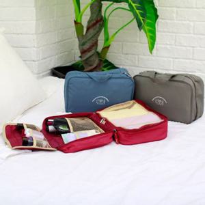 소지품수납 여행용3단세면파우치 캐리어소품가방 워쉬백 목욕가