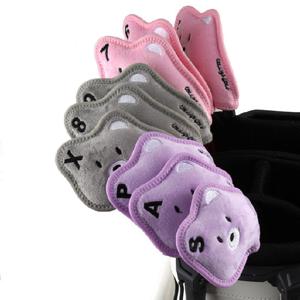 센스골프 폭신곰 아이언커버 9P 1세트 골프채커버