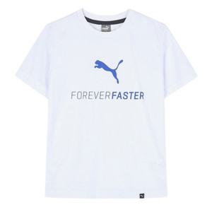 [푸마]푸마 키즈 하이브리드 티셔츠 929362-01 - 화이트