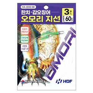 해동 HA-2242 한치 갑오징어 오모리 지선 한치낚시