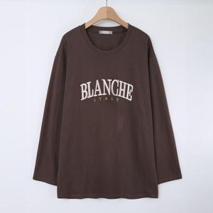 아이우먼 블랑라운드루즈면긴팔티 LYS529M408 빅사이즈