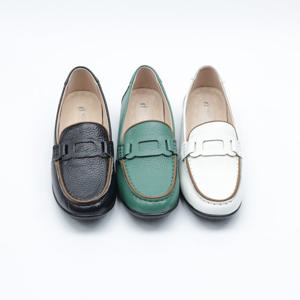 QM240809 여성구두 플랫 로퍼 단화 가죽소재