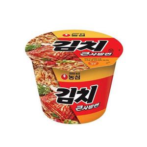 [농심] 농심 김치 큰사발면 컵라면 16개입