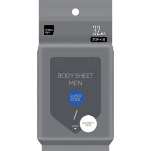 마츠키요 남성용 슈퍼 쿨 바디 시트 32매