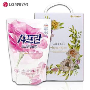 핑크센세이션 샤프란 섬유유연제 1L 1 세트 선물 명절 감사 인사