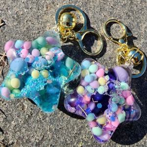 악세사리 워터볼 키링 열쇠고리 가방 고리 걸이