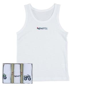 R19SS11597 에코키즈 남아동 순면 민소매 런닝 3매