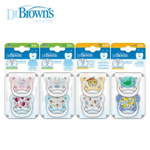 닥터브라운 쪽쪽이 뉴 프리벤트 버터플라이 노리개젖꼭지(2P)