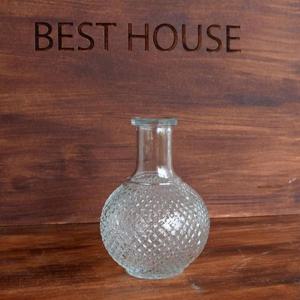 유리화분 화병 수반 BH392 4x15cm 크리스탈 호리병-소