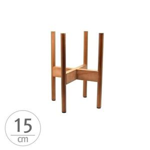 화분받침대 우드스텐드(미니)내경15cm월넛(오크색)
