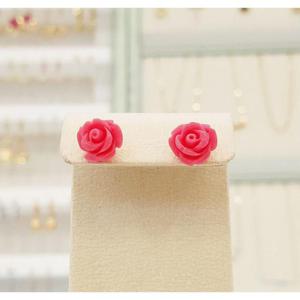 볼라레 세이브존01 빨간장미 귀걸이 SE331