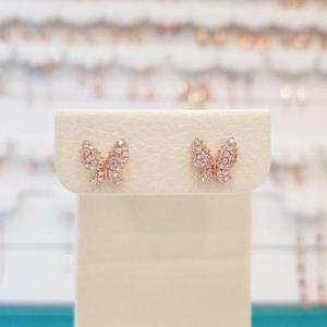 볼라레 세이브존01 친구생일선물 나비 큐빅 피어싱 귀걸이 SSP555