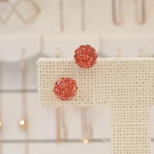 볼라레 세이브존01 14K오스트리아 스톤 귀걸이 미러볼6mm 12종 GE224