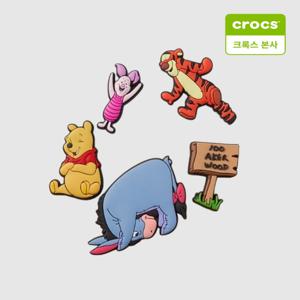 [크록스본사]곰돌이 푸 5개 세트 지비츠  참 10011268-GR