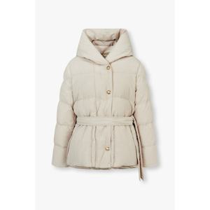 [지컷]숄 후드 벨티드 다운 패딩 자켓 7254417114YDP