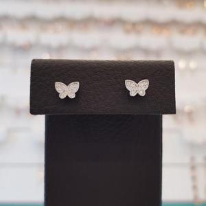 볼라레 세이브존01 신혼부부선물 큐빅 나비 피어싱 귀걸이 SSP561