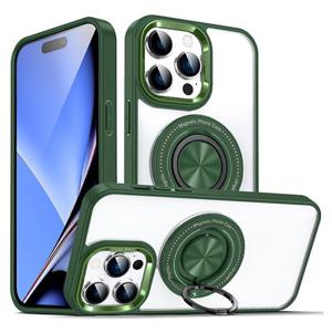 아이폰12 프로 맥스 맥세이프핑거링 변색없는투명하드범퍼케이스